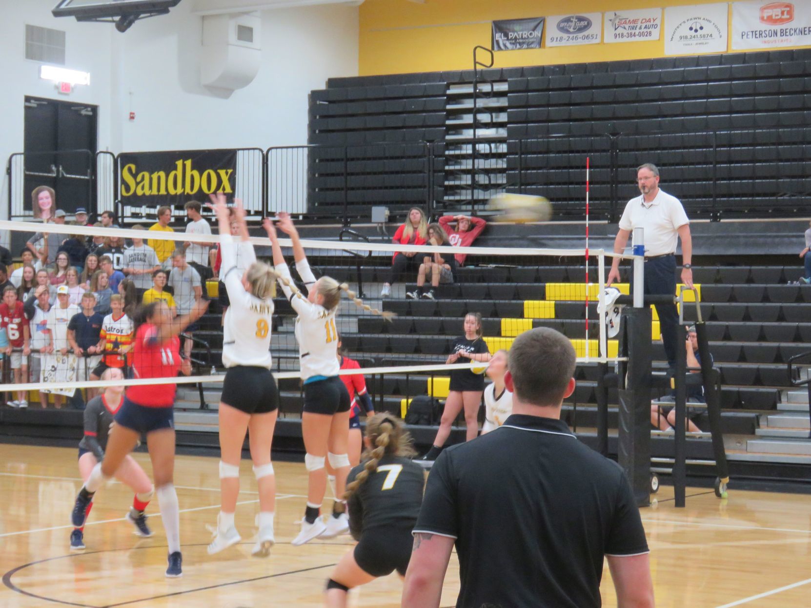 Lady Sandite Senior Night Volleyball game against the Ponca City Wildcats